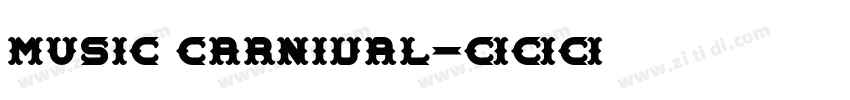 Music Carnival字体转换